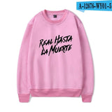 Real Hasta La Muerte Fashion Hoodies Sweatshirt Winter Cool Casual Men/Women Pullover Long Sleeve Unisex Sport Hoodie Plus Size
