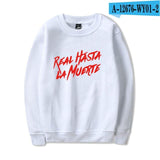 Real Hasta La Muerte Fashion Hoodies Sweatshirt Winter Cool Casual Men/Women Pullover Long Sleeve Unisex Sport Hoodie Plus Size