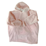 Winter Christmas Blanket Sweatshirts Oversized Hoodies Giant For Women Hoody Plaid With Sleeve Sudadera Mujer Moletom Feminino