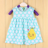 2018 Summer Baby Dress New Girls Fashion Infantile Dresses Cotton Children's Clothes Flower Style Kids Clothing Princess Dress