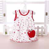 2018 Summer Baby Dress New Girls Fashion Infantile Dresses Cotton Children's Clothes Flower Style Kids Clothing Princess Dress