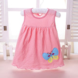 2018 Summer Baby Dress New Girls Fashion Infantile Dresses Cotton Children's Clothes Flower Style Kids Clothing Princess Dress