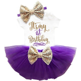 My Little Baby Girl First 1st Birthday Party Dress Cute Pink Tutu Cake Outfits Infant Dresses Baby Girls Baptism Clothes 0-12M