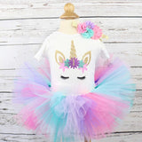 My Little Baby Girl First 1st Birthday Party Dress Cute Pink Tutu Cake Outfits Infant Dresses Baby Girls Baptism Clothes 0-12M