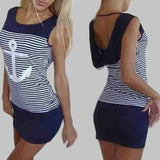 Summer Dress 2020 Hooded Sweatshirt O-neck Sexy Elegant Women Party Dresses Fashion Bodycon Short Dress Package Hips Slim Female