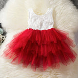 Toddler Girl Baby Clothing Dresses Baby 1 Year Birthday Christening Lace Girls Tulle Dress Kids Infant Party Cake Smash Outfit