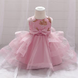 Sequin Dress for Girl Baby Christening Gown First 1st Birthday Dress Party Girl Baby Clothing Toddler Clothes Infant Vestidos