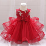 Sequin Dress for Girl Baby Christening Gown First 1st Birthday Dress Party Girl Baby Clothing Toddler Clothes Infant Vestidos
