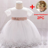 Sequin Dress for Girl Baby Christening Gown First 1st Birthday Dress Party Girl Baby Clothing Toddler Clothes Infant Vestidos