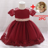 Sequin Dress for Girl Baby Christening Gown First 1st Birthday Dress Party Girl Baby Clothing Toddler Clothes Infant Vestidos