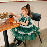 2021 Summer Sequin Big Bow Baby Girl Dress 1st Birthday Party Wedding Dress For Girl Palace Princess Evening Dresses Kid Clothes