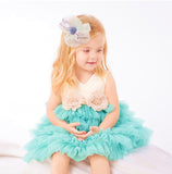2021 Summer Sequin Big Bow Baby Girl Dress 1st Birthday Party Wedding Dress For Girl Palace Princess Evening Dresses Kid Clothes