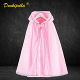Sleeping Beauty Halloween Carnival Costume Child Lace Girls Princess Aurora Dress Pink Embroidery Infant Party Dress Wig Hair