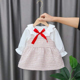 Melario Baby Girl Dress Long Sleeve Spring Winter Dress 1 Year Birthday Princess Dresses Toddler Girls Christmas Clothes Vestido