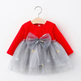Melario Baby Girl Dress Long Sleeve Spring Winter Dress 1 Year Birthday Princess Dresses Toddler Girls Christmas Clothes Vestido